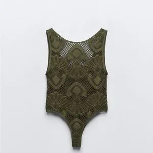 トップス tamTODAYFUL Jacquard Bodysuit Metallic Jacquard Body | Wolford United States